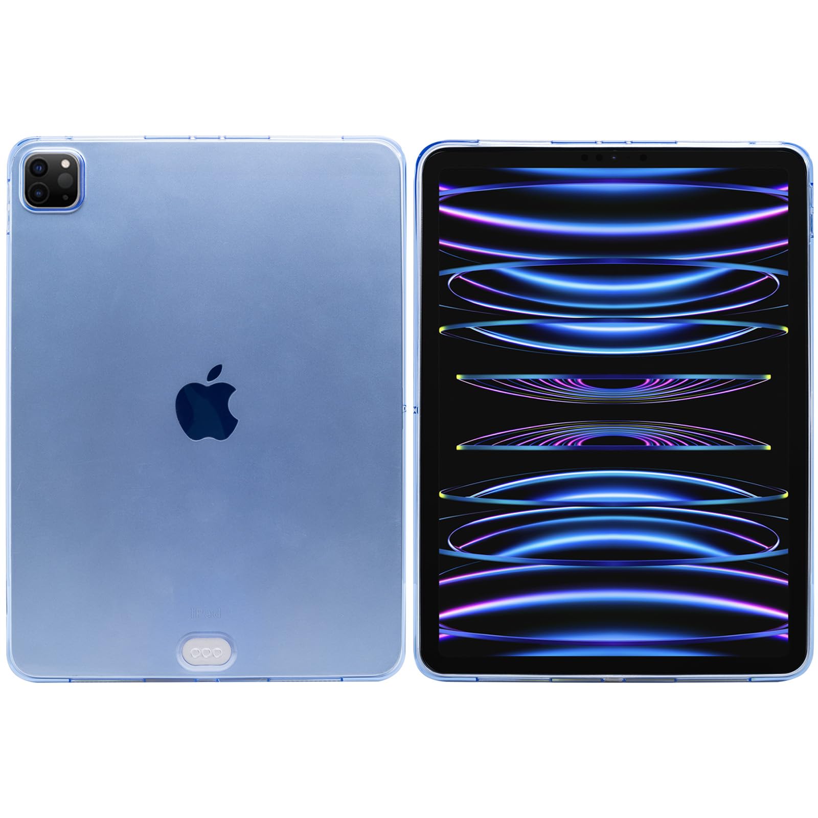 iPad Pro 青団子 Amazon.co.jp: LOOKSEVEN クリアブルーケース iPad Pro 11インチ 2022